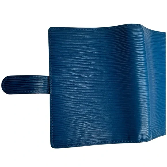 Louis Vuitton Ring Agenda Cover Epi Blue Leather PM - Picture 5 of 16